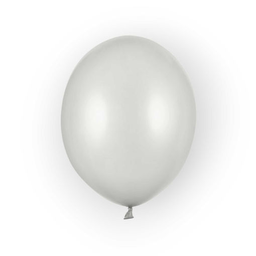 Picture of LATEX BALLOONS METALLIC SILVER 12 INCH